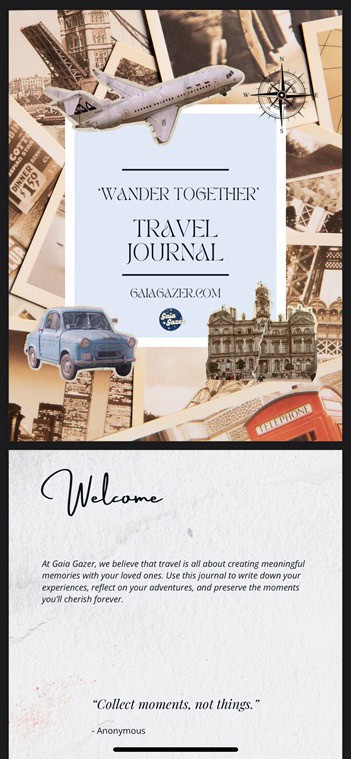 Phone Screenshot of Wander Together Travel Journal